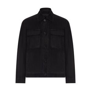 Salvatore Santoro Men Short Workwear Leather Jacket